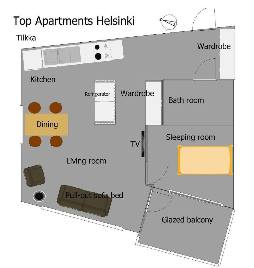 Top Apartments Helsinki - Tilkka Bagian luar foto